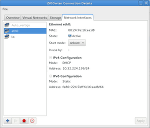Host network interfaces